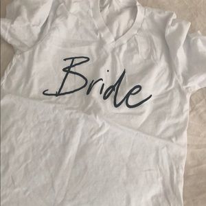 Bride t shirt